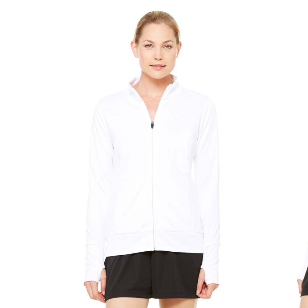 Champion | white lightweight full zip jacket